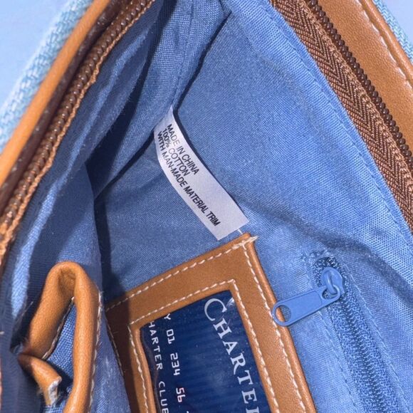 Charter Club Y2K denim BUTTERFLY SHOULDER BAG - Picture 14 of 14